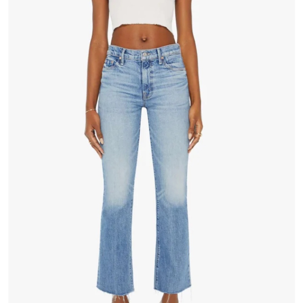 Mother The Outsider Flood Jeans – Are We There Yet Size 28 | NWT